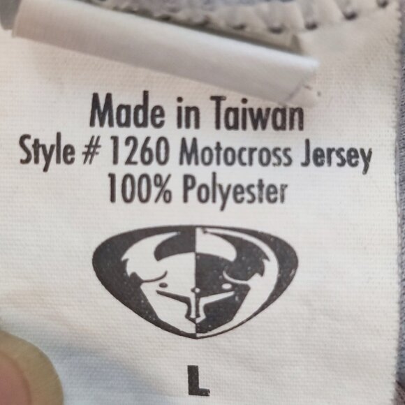 Thor MX Phase motocross jersey blue with graphic design men's size L - Picture 6 of 13